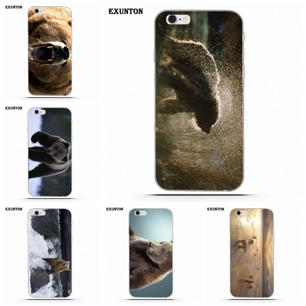 

For Apple iPhone 4 4S 5 5C SE 6 6S 7 8 Plus X TPU Coque Case Capa Putin Russian President Bear