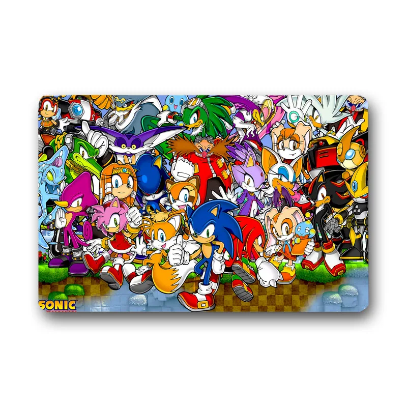 Sonic the Hedgehog коврики с принтом Противоскользящий напольный коврик для кухни