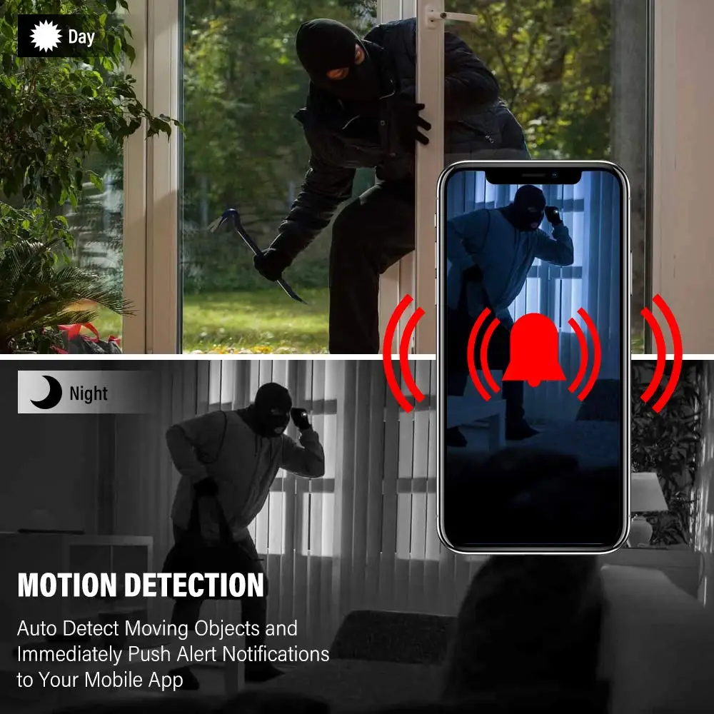 HYUCHON WiFi мини камера беспроводная HD 1080P няня с удаленным видом/Обнаружение