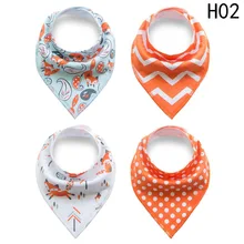 4 шт./компл. новые детские нагрудники для мальчиков и девочек тканые Слюнявчики детский нагрудник бандана детские водонепроницаемые капельки детские нагрудники банданы