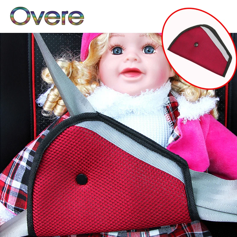 Overe 1Pc Car Child seat belt triangular adjustment For Ford Focus 2 3