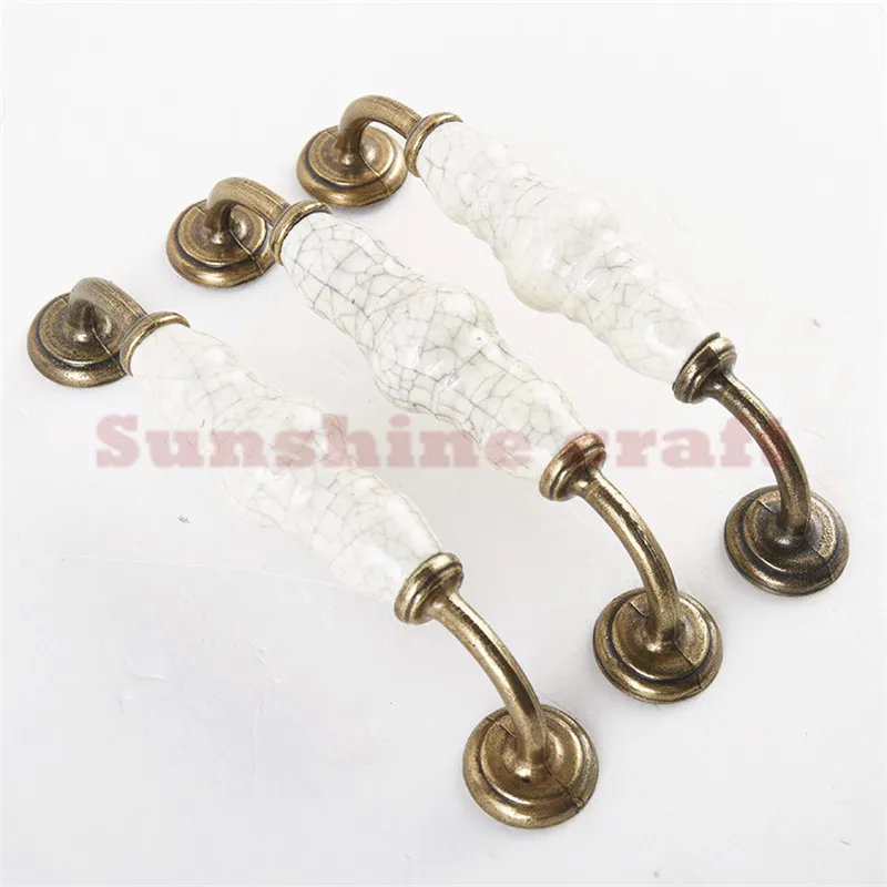 Compare Prices On American Antique Furniture Manufacturers- Online 6pcs European-style garden crack ceramic handle zinc alloy antique bronze door handles wholesale manufacturers - Compare Prices On American Antique Furniture Manufacturers- Online