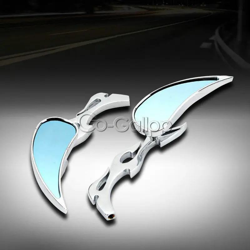 Каплевидные зеркала заднего вида для Harley Softail Sportster Dyna Touring/для Suzuki Intruder volusion VS 700 750 800 1400 1500
