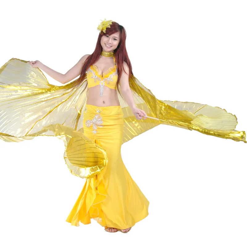 High Quality Egyptian Open Isis Belly Dance Wings Dance Accessories Wings Sale Without Stick 4 COLOR HOT SALE (5)