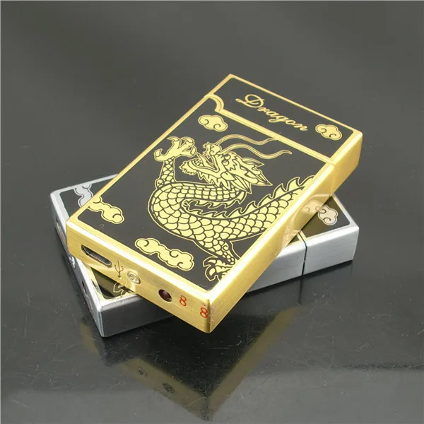 mechero usb electrical lighters Chinese dragon mascot lighter USB charging lighter wholesaleusb