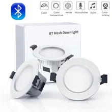 Умный ламповый светильник Bluetooth светодиодный волшебный RGBW Домашний Светильник ing лампа Изменение цвета светильник с регулируемой яркостью Чехлы для потолочный светильник s