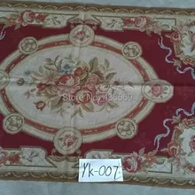 10 K 3'x5' маленькие ковры вязанное крючком шерстяное изделие Ковры Красный цветочный дизайн