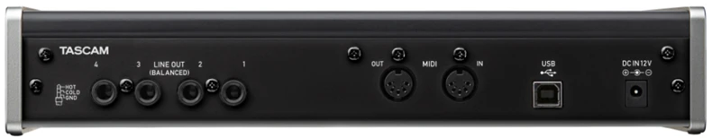 Tascam US 4x4 4 в 1/4 выход USB аудио MIDI интерфейс профессиональная компьютерная студийная
