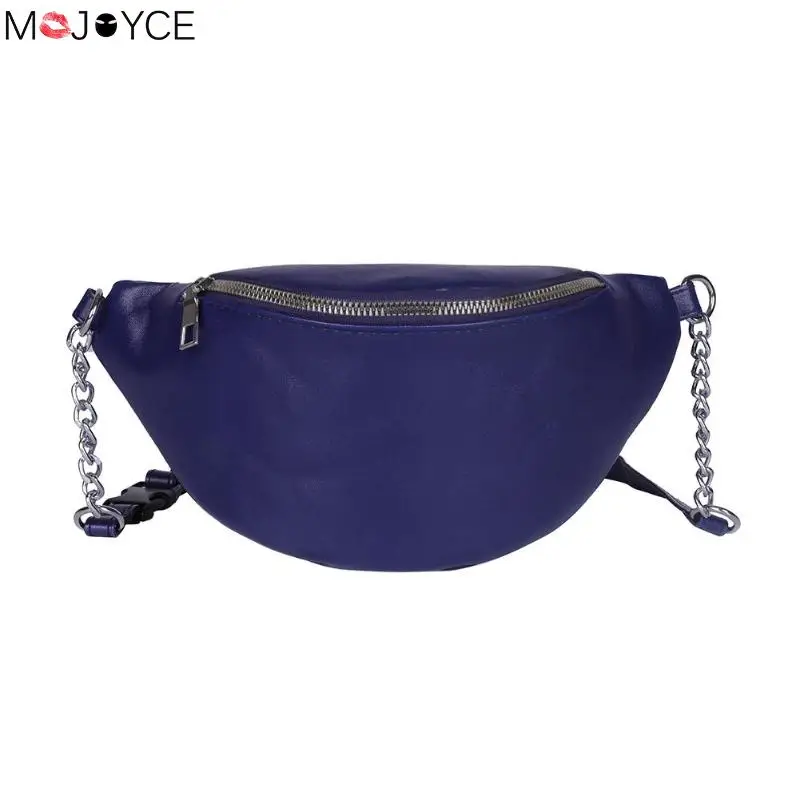 Повседневная цепь из искусственной кожи fanny pack s для женщин модная женская поясная сумка прогулочная сумка для покупок поясные сумки fanny pack