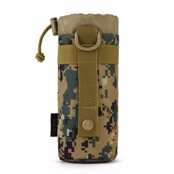 

Travel Camp Sustainment Purse Bag Glass Cover Woodland Army Tactics Gear Pocket Outdoors Mineral Water Bottle Pouch Molle Bthi