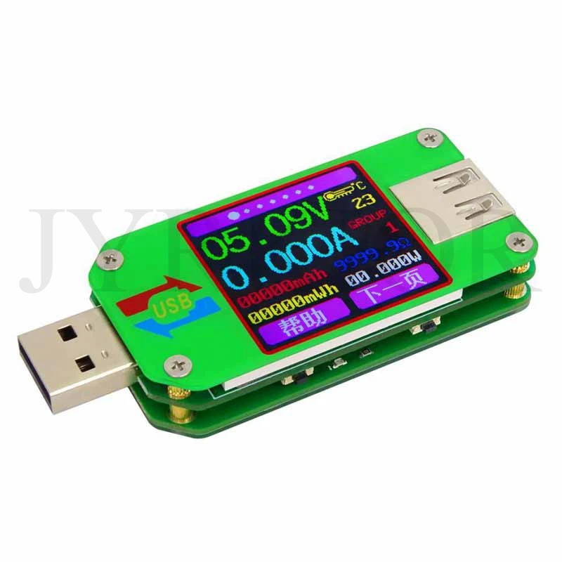 Jyrkior 1 44 дюймовый цветной ЖК метр портативный цифровой USB мультиметр тестер
