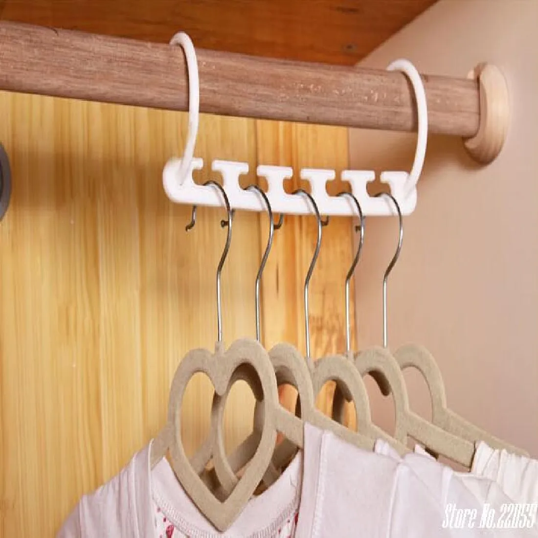

8 Pcs/set Clothes Hanger Rack Wardrobes Shop Closet Wonder Clothing Hook Magic Space Saver Organizer Set