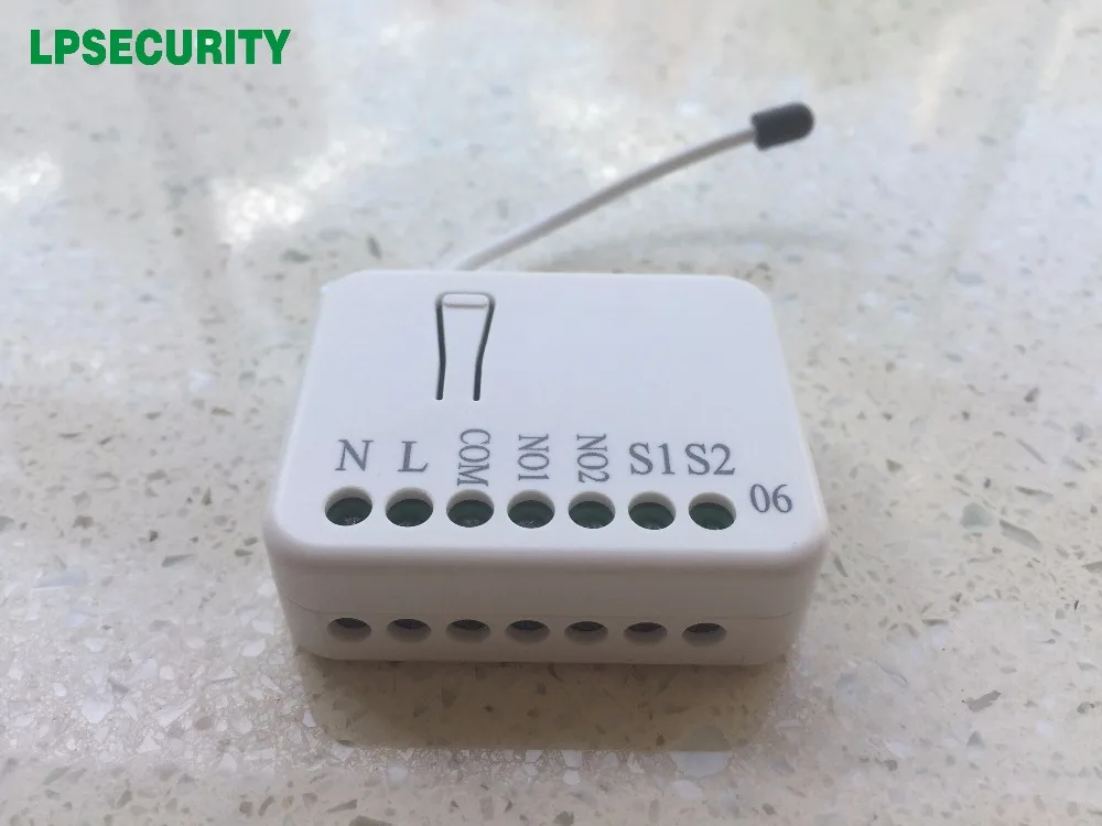 TZ06 двойной 1 канальный релейный модуль TKB домашний умный Zwave розетка частота США с