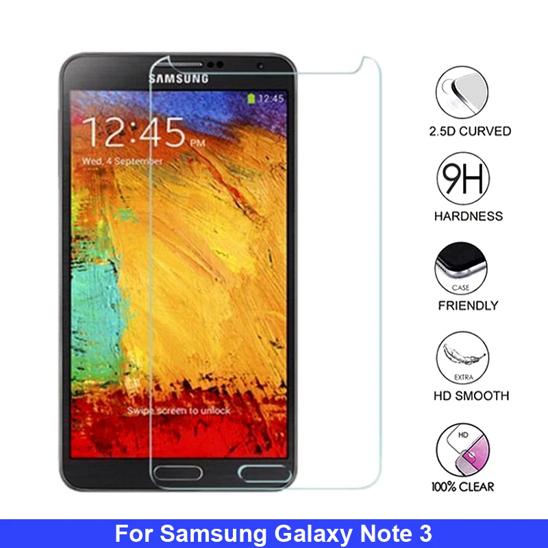 2 шт. SM-N900 SM-N9005 пленка из закаленного стекла 9H с закругленными краями протектор