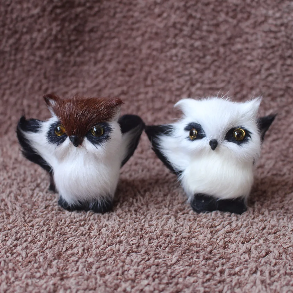

Mini Simulation Owl Animal Home Decoration Photograph Props Child Toy Simulation Artificial Owl