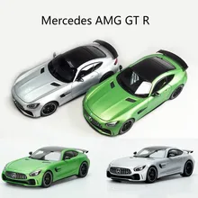 Высокая имитация 1:18 Mercedes-Benz AMG GTR литье под давлением Металлический Игрушечный Автомобиль двери автомобиля можно открыть подарки для детей игрушка для мальчика