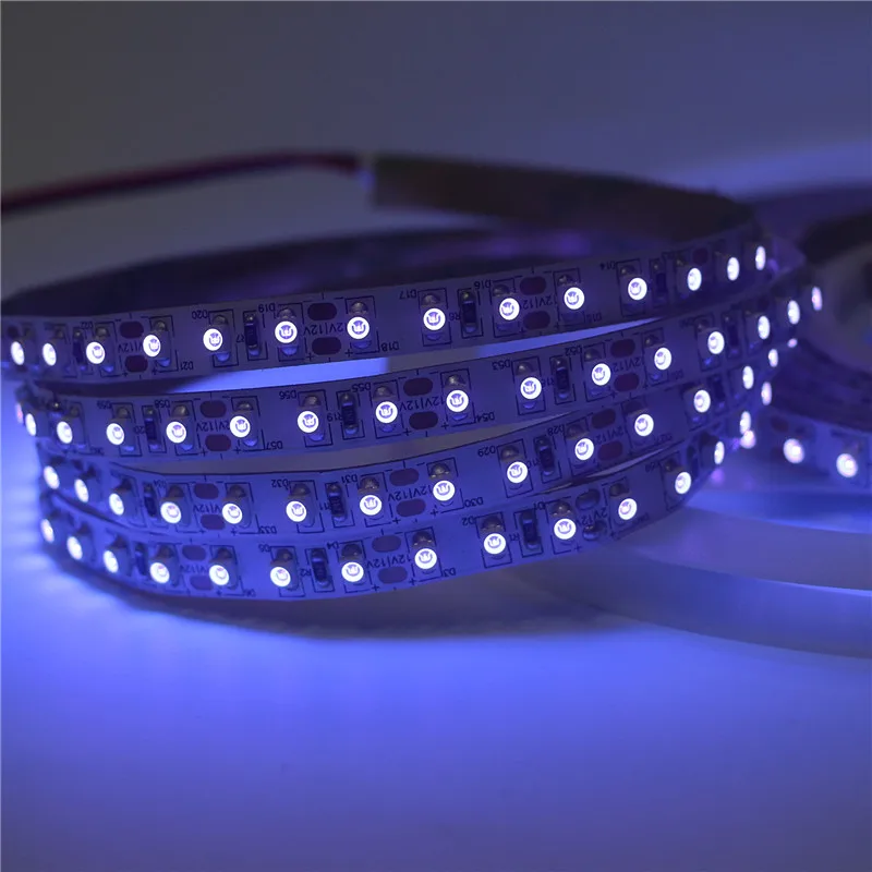 DC12V 3528 SMD УФ ультрафиолетовая фиолетовая белая печатная плата 60 светодиодов/м 120