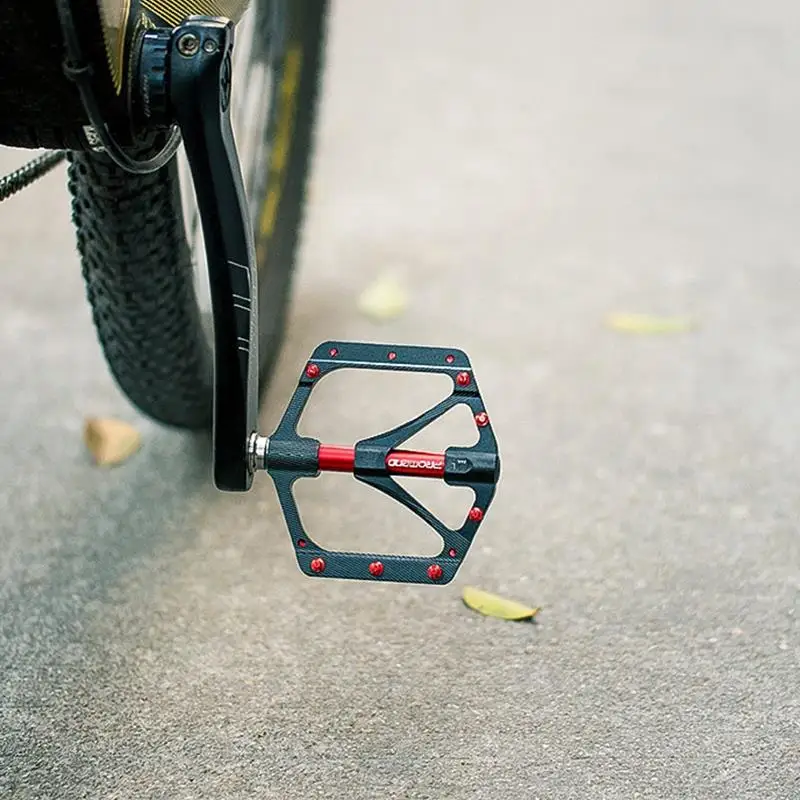 

BMDT-PROMEND Mountain bike Aluminum Alloy bearing pedal lightweight large tread riding pedal bearing three