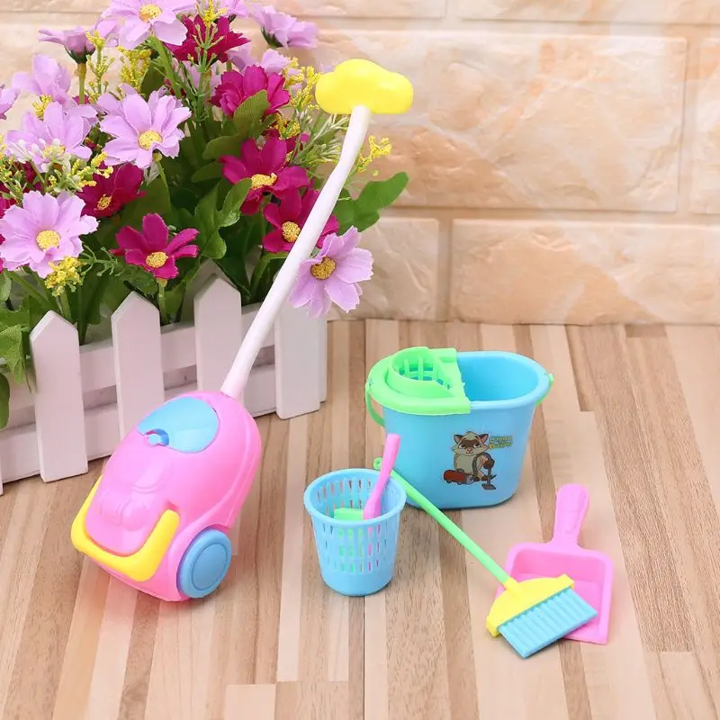 

1 Set Doll Cleaning Tool Miniature Toys Furniture House Game Kids Children Dust Dollhouse Cleaner