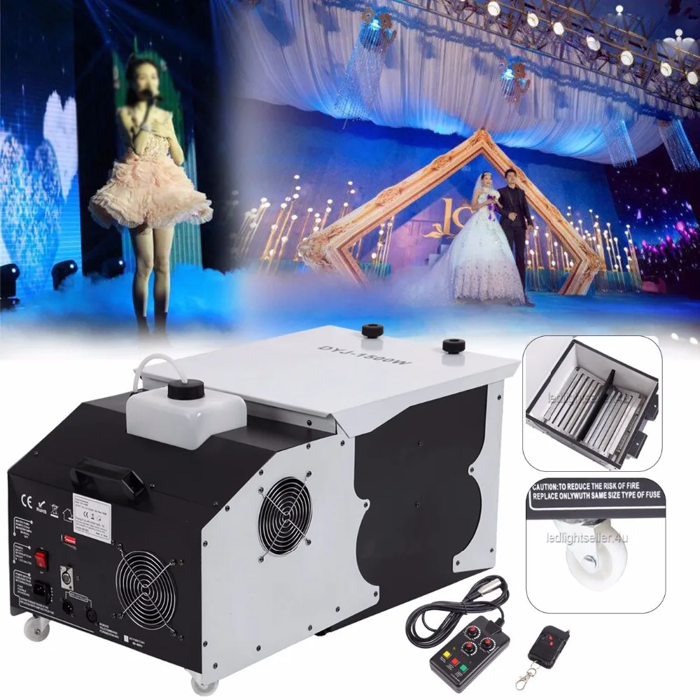 (Ship from Germany) 1500W Low Lying Floor Emitter Smoke Fog Machine