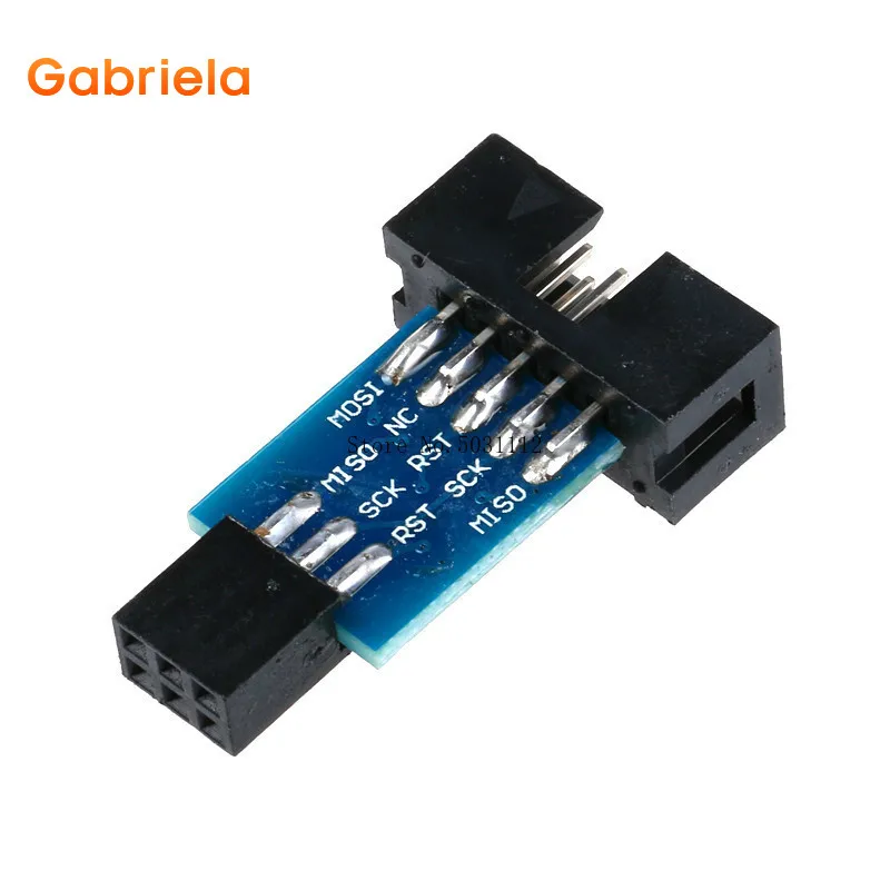 5 шт. 10 Pin к 6 разъем адаптера для Arduino ISP конвертер интерфейса AVR AVRISP USBASP STK500