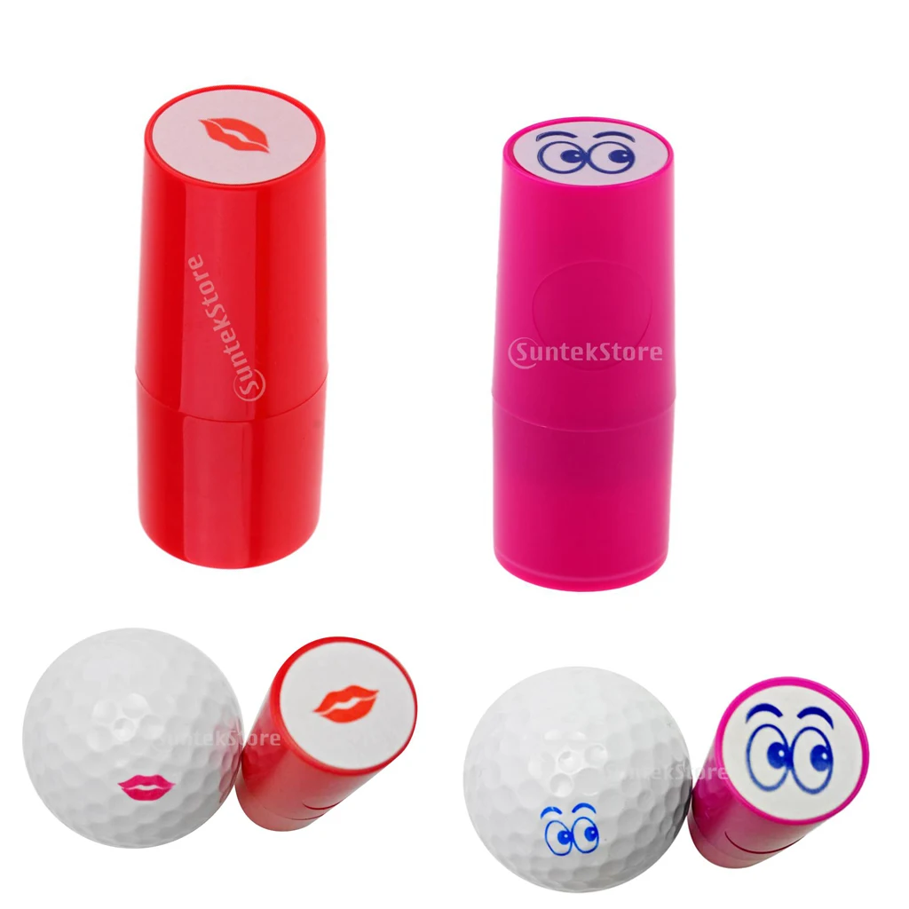 2 шт красочные быстросохнущие мячи для гольфа штамп долговечные шары маркер оттиск клуб подарок гольф сувенир Гольф аксессуары
