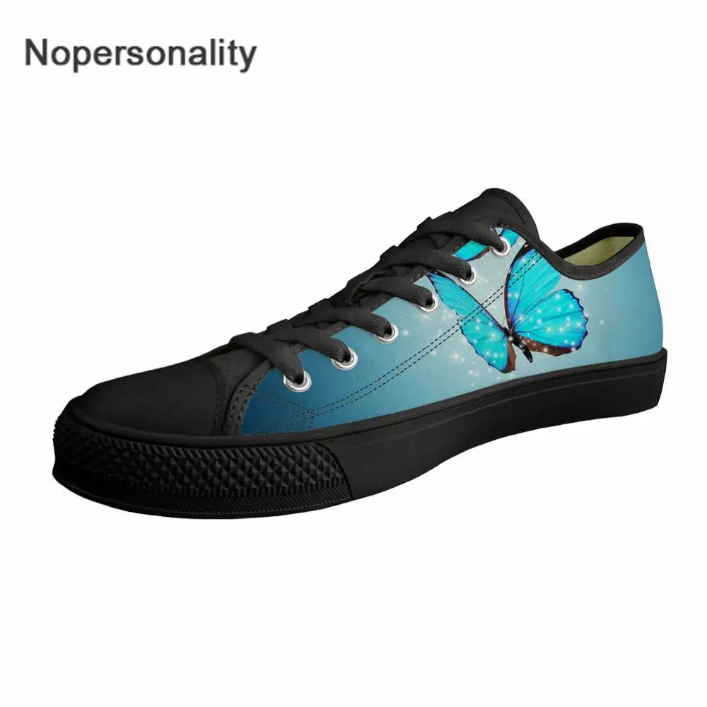 

Nopersonality Shoes Woman Flat Canvas Shoes Beautiful Butterfly Women Vulcanize Shoes Ladies Breathable Sneakers Solid Shoes