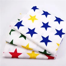 Звезды твиловая, хлопковая ткань по метрам для лоскутное стеганое детское постельное белье одеяло швейная ткань материал 3 шт./партия 50x160 см