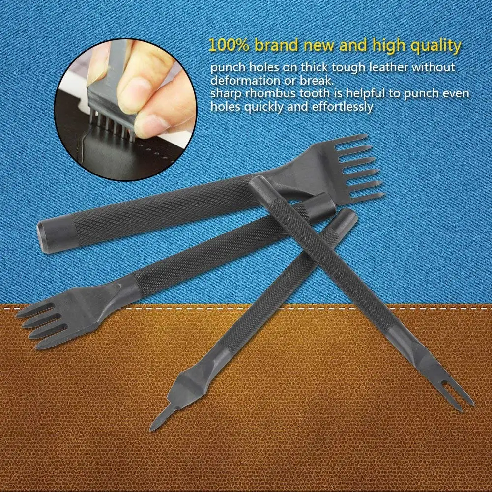 

1Pc Leather Stitching Punch Chisel Craft DIY Handmade Sewing Tool UYT Shop