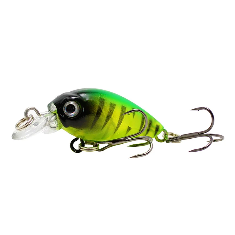 Amlucas, мини-кренкбейт, 4,5 см, 4,1 г, Chubby Spinner, Topwater Crankbait, искусственная жесткая приманка, воблеры, гольян, рыболовные приманки WW333Y - Цвет: A