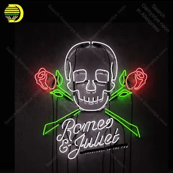 

Neon Sign for Shakespeare in the Pub Romeo Rose Neon Bulb Sign lamp Display Beer Bar Light up wall sign Neon Sign for Room
