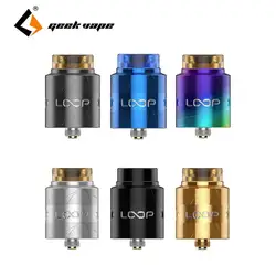 Оригинальный Geekvape петли V1.5 RDA распылителя с BF Pin для сквонк Mod 24 мм один/двойной катушки строительстве электронной сигареты танк распылителя