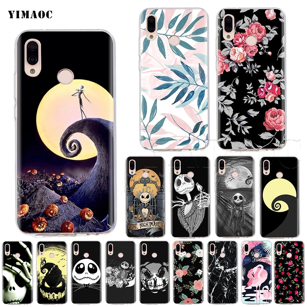 

YIMAOC The Nightmare Before Christmas Silicone Case for Huawei Honor Mate 20 6a 7a 8x 7c 7x 9 10 Nova 3i 3 Lite Pro