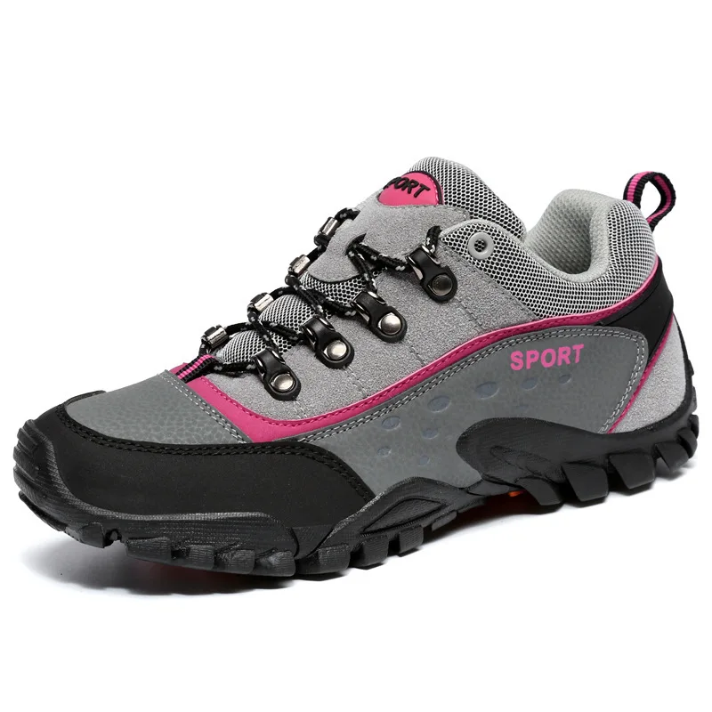 

2019 Spring Men Women Eu35-45 Lovers Climing Camping Wear-resisting Outdoor Shoes Non-slip Travel Students Sneakers Hiking Boots