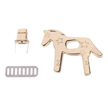 

Horse Shape Metal Clasp Turn Lock Twist Locks for DIY Handbag Bag Purse Hardware