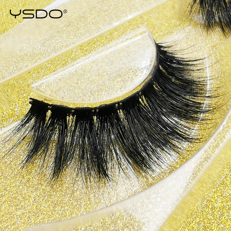 YSDO, 1 пара, 3D норковые натуральные ресницы, драматические натуральные ресницы для волос, крылатые пушистые ресницы, 3D норковые накладные ресницы, реалистичные ресницы