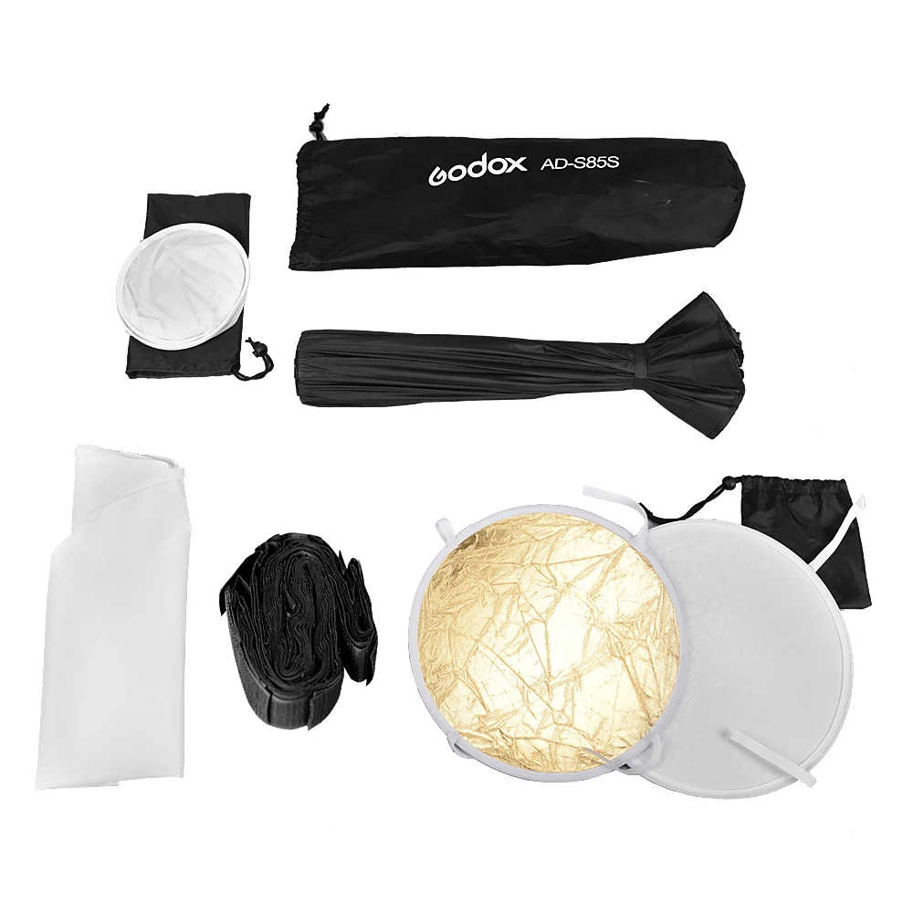 Godox AD-S85S 85 см/AD-S65S 65 см Глубокий параболический софтбокс Godox-Mount софтбокс сотовая сетка для AD400Pro студийная вспышка моносвет