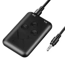 Топ предложения 2 в 1 беспроводной Bluetooth передатчик+ приемник стерео 3,5 мм аудио музыкальный адаптер