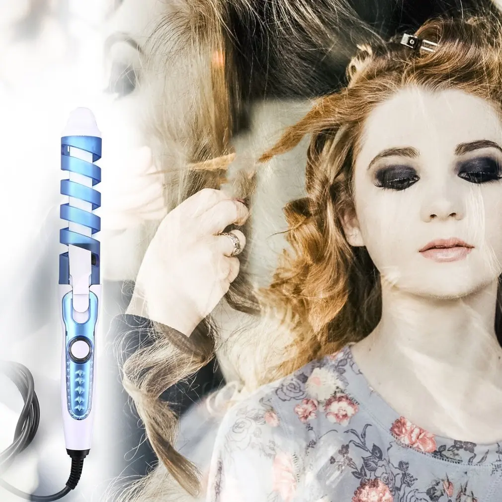 

Magic Pro Hair Curlers Roller Electric Curl Ceramic Spiral Hair Curling Iron Wand Salon Hair Styling Tools Styler
