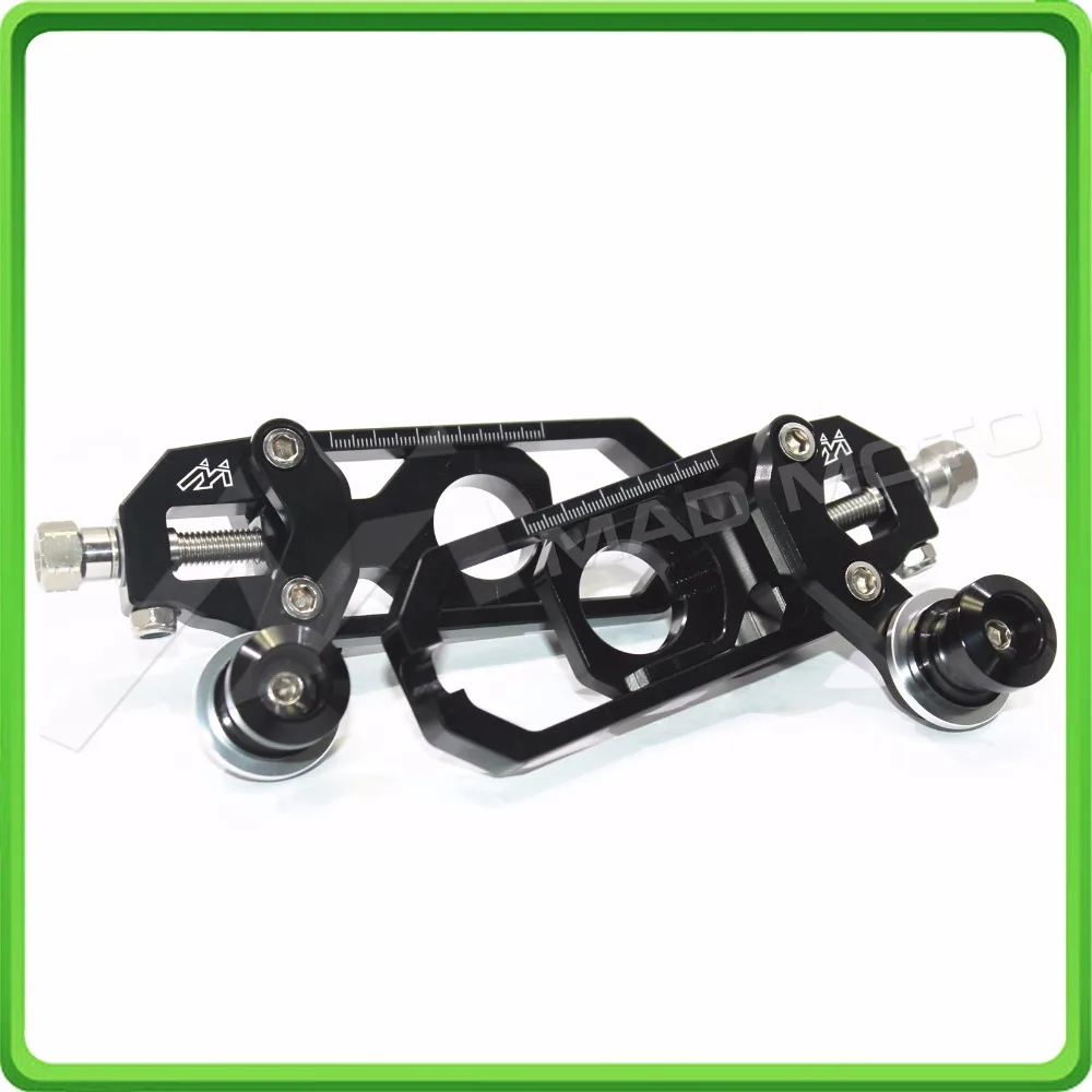 Motorcyclr Chain Tensioner Adjuster with spool fit for APRILIA RSV4 2009 2010 2011 2012 2013 2014 Black (6)