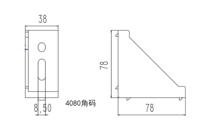 10 шт. 4080 Угловой Монтаж угол Алюминий 78x78 л Разъем Кронштейн крепежа для 4080 промышленных ЧПУ аксессуары из алюминиевого профиля
