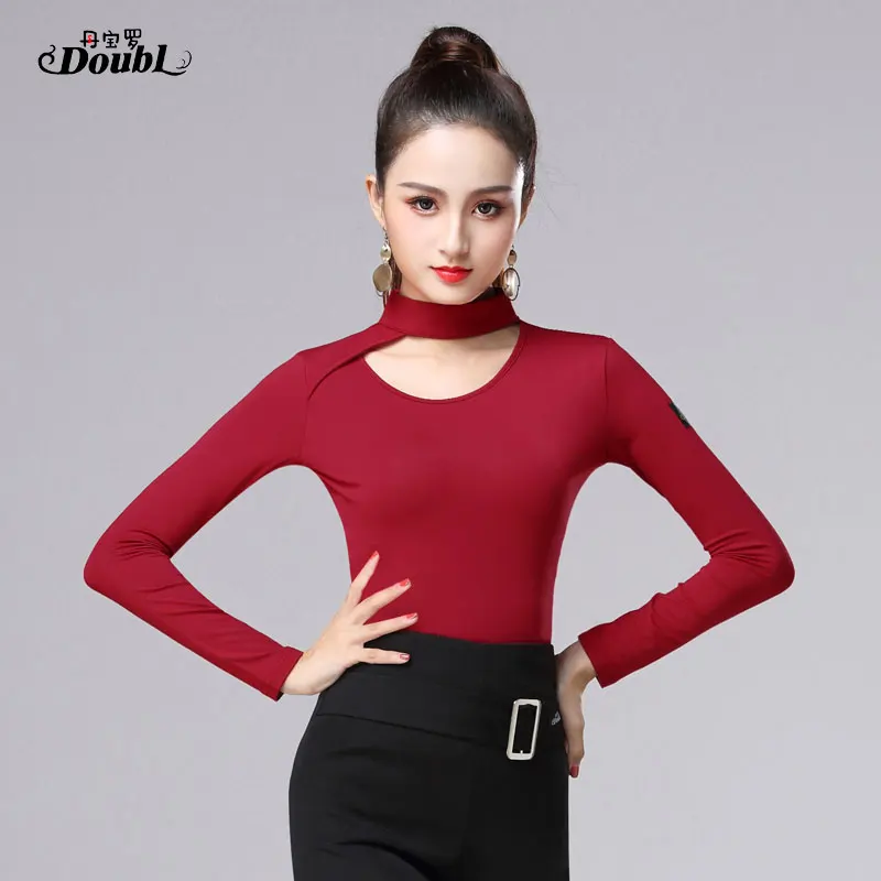 Костюмы для латинских танцев, сексуальные топы для латинских танцев для женщин, танцевальная куртка, национальный стандарт, танцевальная одежда S-3XL