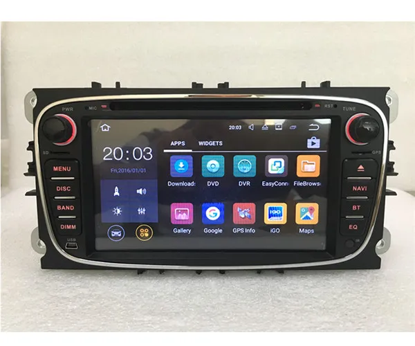 Best 2Din Android Quad Core Car DVD GPS Navigation for Ford Mondeo S-Max Cmax Focus Radio Head Unit 3G 4G 8