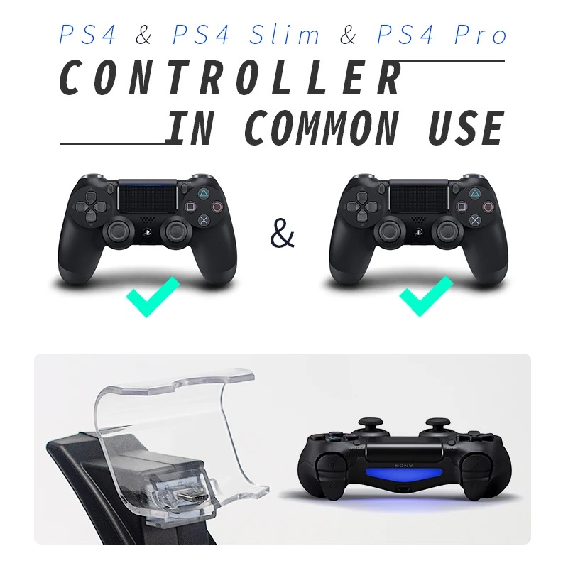 Зарядная Станция DATA FROG с двумя USB портами для контроллеров Sony Playstation PS4 Подставка