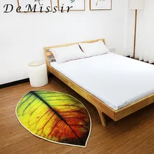 DeMissir креативность жизнь градиент лист печати ковер для гостиной домашний декор играющие Дети Коврик пол ковры 3 размера
