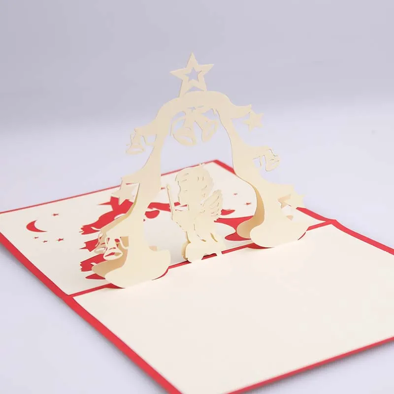 OLOEY новый малыш узор 3D Pop Up Card подарочная карта любовник ручной работы
