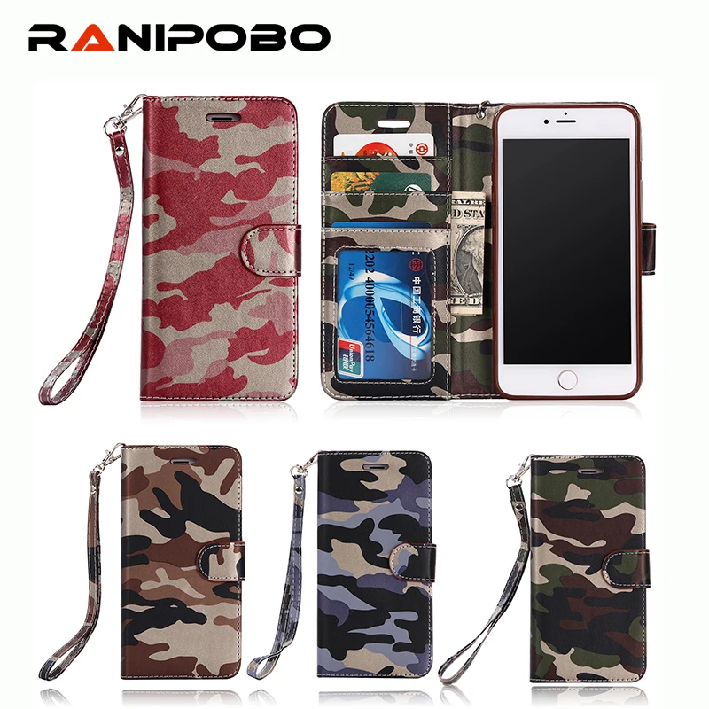 Army Camo Camouflage Armor Pattern protective phone case Leather PU
