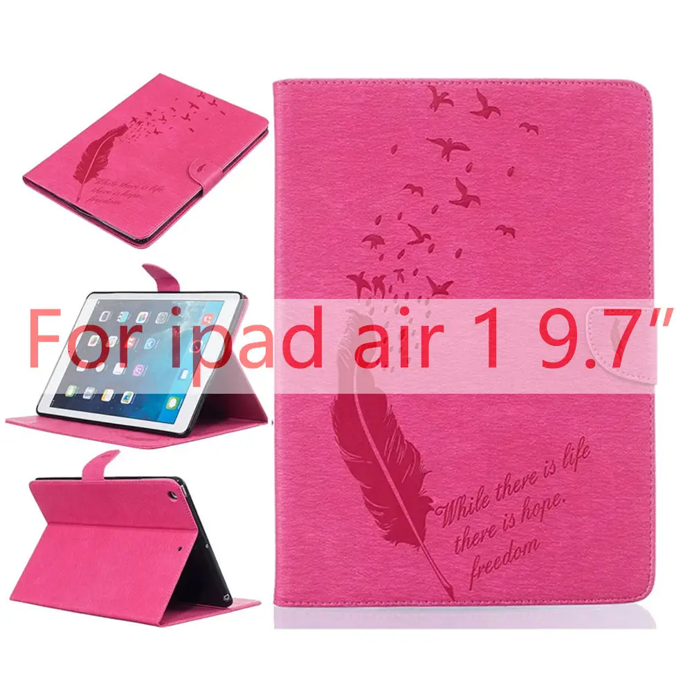Чехол для ipad air 2 Чехол Air1 из искусственной кожи+ мягкий чехол на заднюю панель с кошельком и отделением для карт A1566 A1567 чехол для ipad air 1 2 Чехол - Цвет: AIR 1 Red