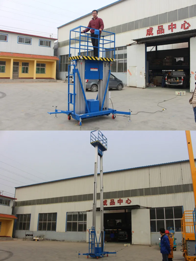 8m Push Around Aluminum Alloy Aerial Elevator Platforms