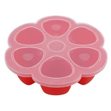 Силиконовый контейнер для еды в форме цветка, контейнер для детского питания, контейнер для хранения грудного молока и фруктов, лоток для морозильной камеры